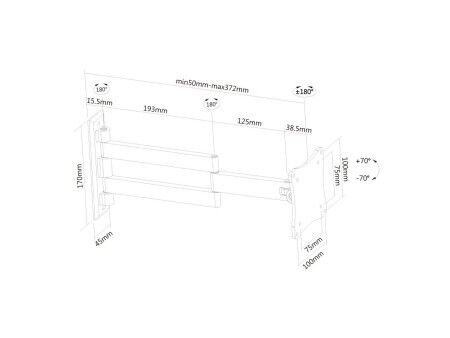 Uchwyt na TV Neomounts FPMA-W830 10" 27" 12 kg