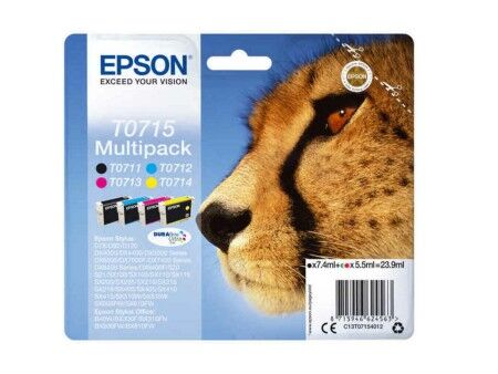 Oryginalny Wkład Atramentowy Epson T0715 Wielokolorowy