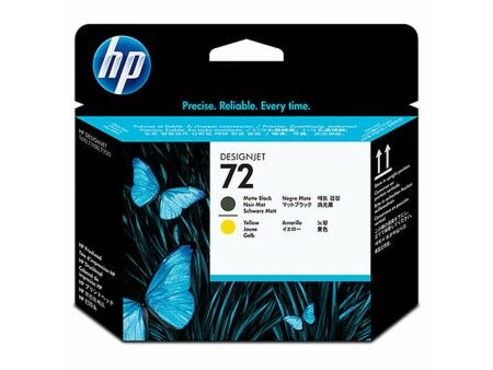 Oryginalny Wkład Atramentowy HP 72 Czarny/Żółty