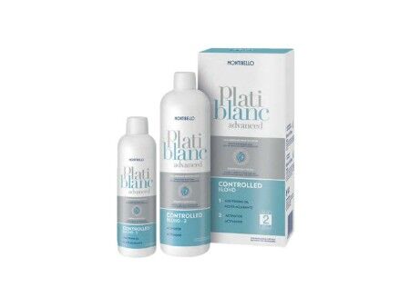Zestaw do Włosów Montibello Platiblanc Advanced Controlled Blond Rozjaśniacz do Włosów 2 Części
