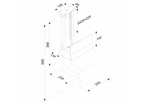 Uchwyt Neomounts CPU-D200BLACK       