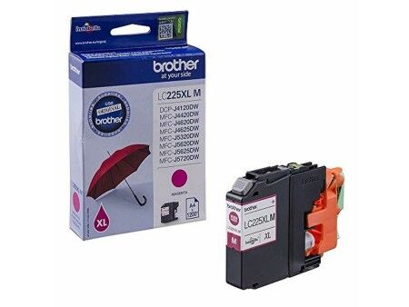 Oryginalny Wkład Atramentowy Brother LC-225XLMBP Magenta
