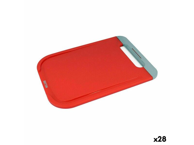 Deska do krojenia Inde Czerwony 24,4 x 18 x 0,7 cm (28 Sztuk)