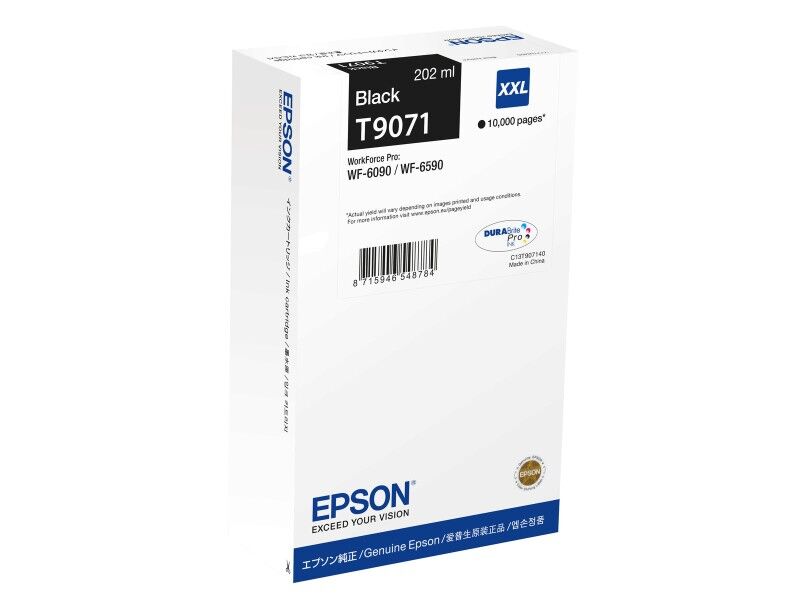Oryginalny Wkład Atramentowy Epson C13T90714N Czarny