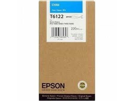 Oryginalny Wkład Atramentowy Epson C13T612200 Turkusowy
