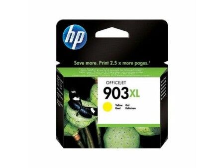 Zgodny pojemnik z tuszem HP T6M11AE Żółty