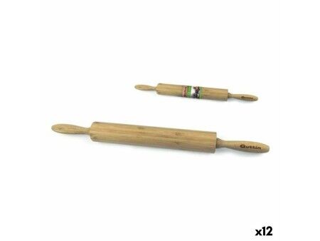 Wałek do Wyrabiania Ciasta Quttin 104625 Bambus (12 Sztuk)