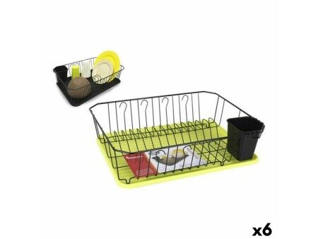 Ociekacz do Naczyń Privilege 45 x 35,4 x 12,5 cm (6 Sztuk)