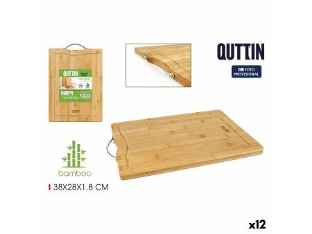 Deska do krojenia Quttin Bambus 38 x 28 x 1,8 cm (12 Sztuk)