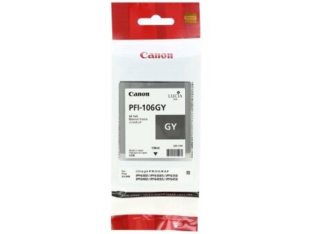 Oryginalny Wkład Atramentowy Canon PFI-106 GY Szary