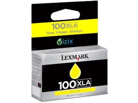 Oryginalny Wkład Atramentowy Lexmark 100 XLA Żółty
