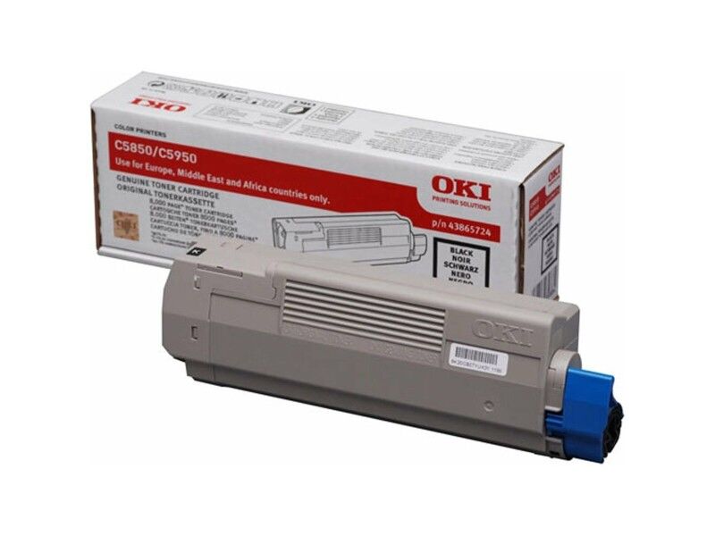 Toner Oryginalny OKI 43865724 Czarny