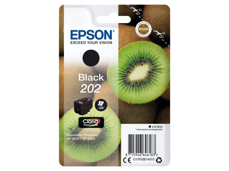 Oryginalny Wkład Atramentowy Epson EP64618 Czarny 7 ml