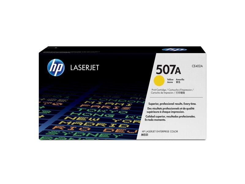 Toner Oryginalny HP 507A Żółty