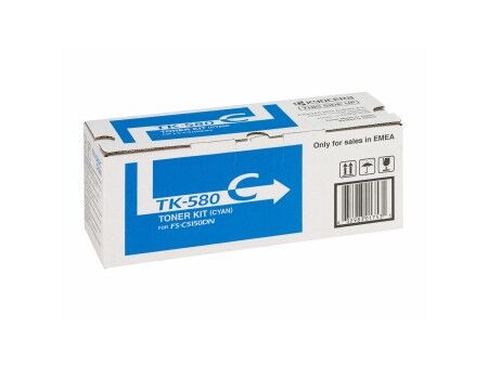 Toner Oryginalny Kyocera TK-580C Turkusowy