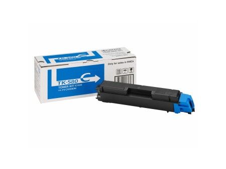 Toner Oryginalny Kyocera TK-580C Turkusowy