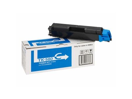 Toner Oryginalny Kyocera TK-580C Turkusowy