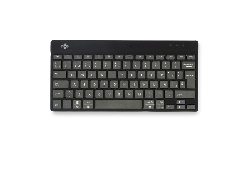 Klawiatura R-Go RGOCOESWLBL Czarny Qwerty Hiszpańska