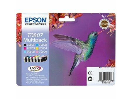 Oryginalny Wkład Atramentowy Epson C13T08074011 Multipack T0807