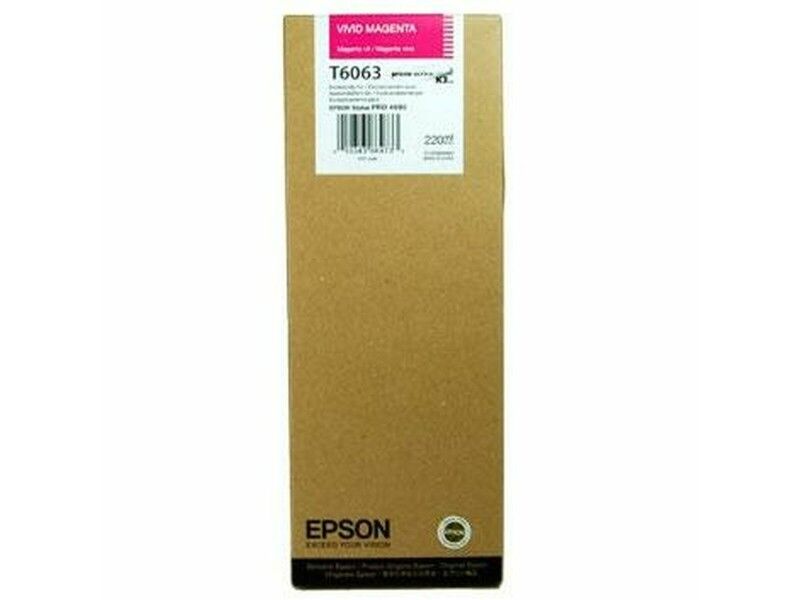 Oryginalny Wkład Atramentowy Epson C13T606300 Magenta