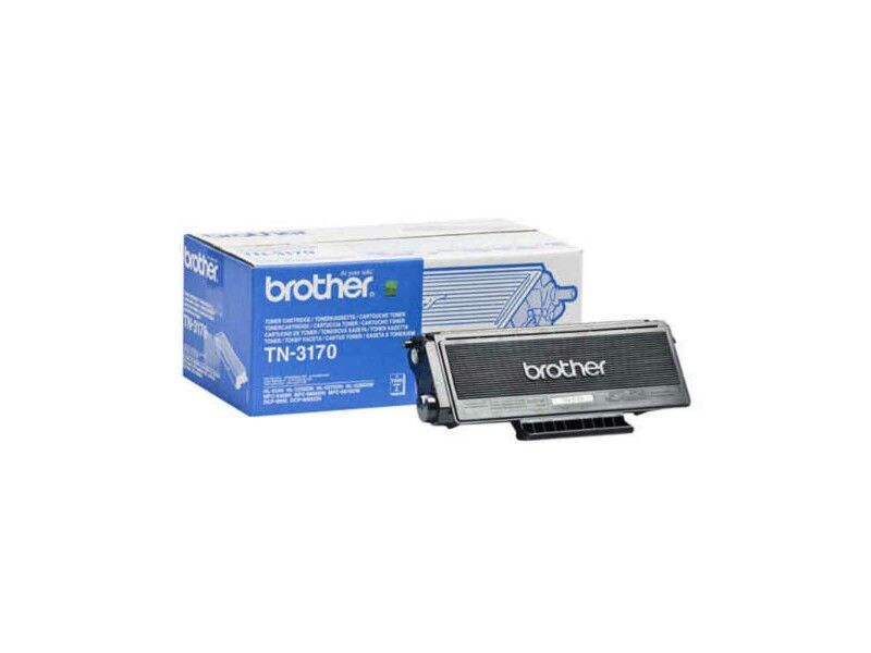 Toner Oryginalny Brother TN-3170 Biały Czarny Szary (1 Sztuk)