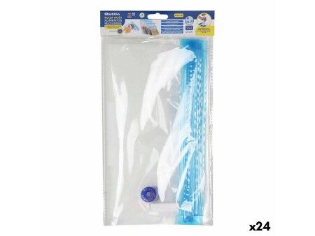 Torba na żywność wielokrotnego użytku Quttin Zawór próżniowy 5 Części 26 x 28 cm (24 Sztuk)