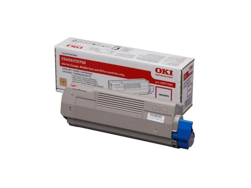 Toner Oryginalny OKI 43872306 Magenta
