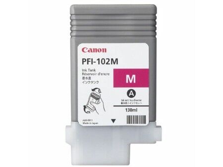 Oryginalny Wkład Atramentowy Canon PFI-102M Czerwony Magenta