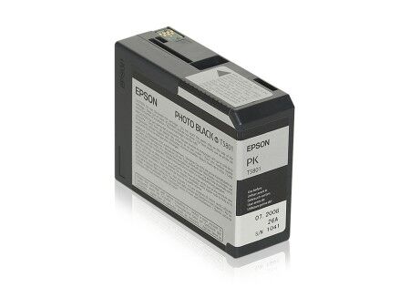 Oryginalny Wkład Atramentowy Epson C13T580100 Czarny