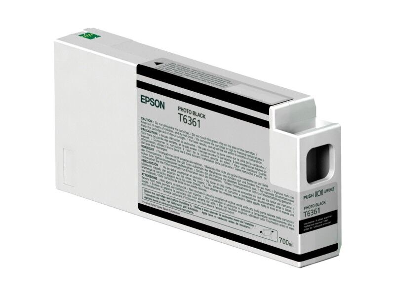 Oryginalny Wkład Atramentowy Epson C13T636100 Czarny