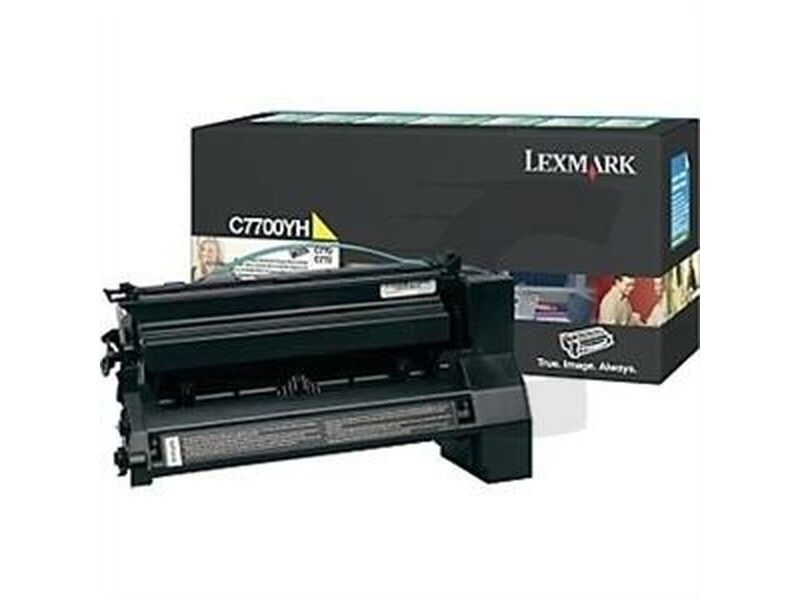 Toner Lexmark C7700YH Żółty
