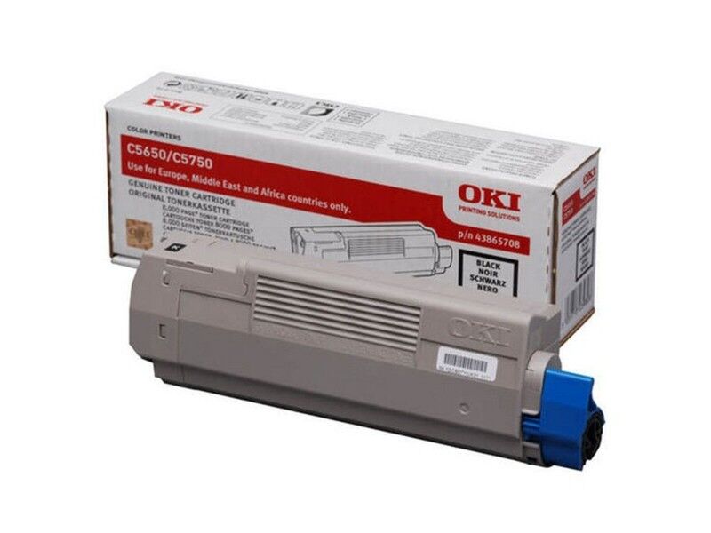 Toner Oryginalny OKI 43865708 Czarny