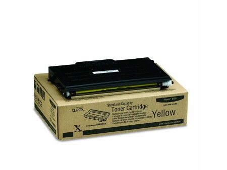 Toner Oryginalny Xerox Phaser 6100 Żółty Czarny
