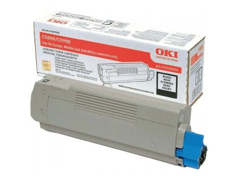 Toner Oryginalny OKI 43324424 Czarny