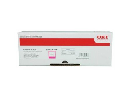 Toner Oryginalny OKI 43381906 Magenta