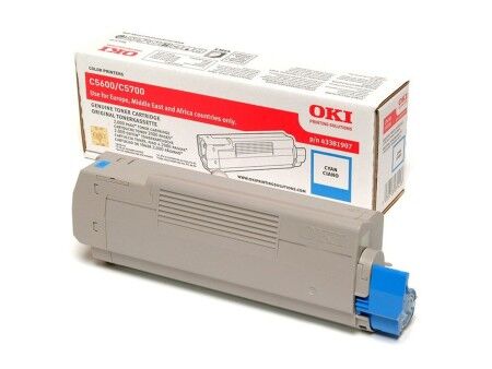 Toner Oryginalny OKI 43381907 Turkusowy