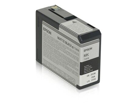 Oryginalny Wkład Atramentowy Epson C13T580800 Czarny Czarny matowy