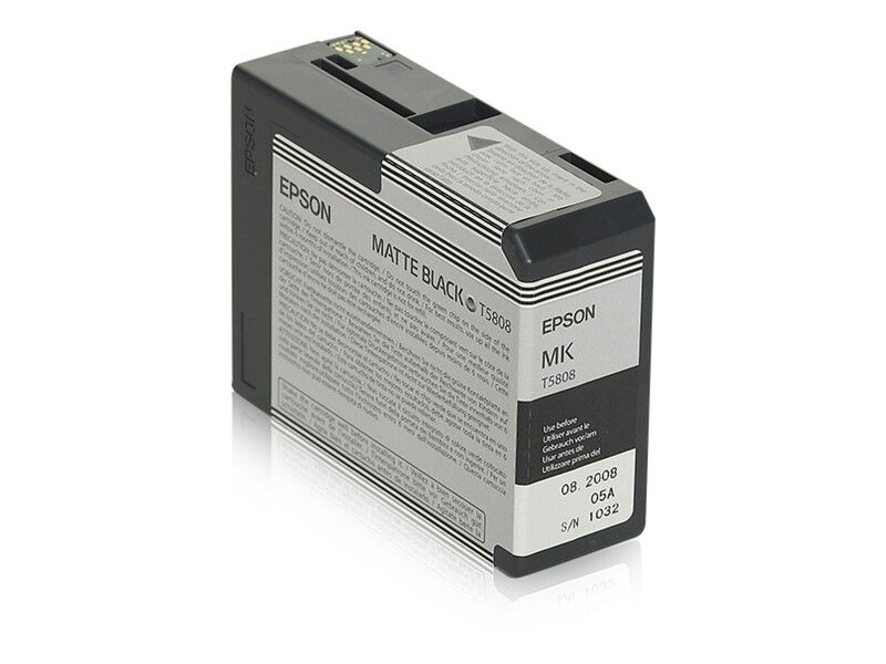 Oryginalny Wkład Atramentowy Epson C13T580800 Czarny Czarny matowy