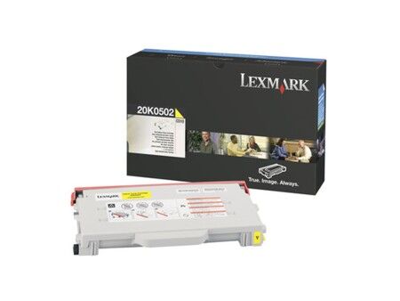 Toner Lexmark C-510 Żółty Biały