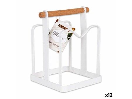 uchwyt do serwetek Confortime 124022 14,2 x 12,2 x 18,7 cm (12 Sztuk) Biały