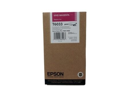 Oryginalny Wkład Atramentowy Epson Stylus Pro 7880/9880 Magenta Srebrzysty
