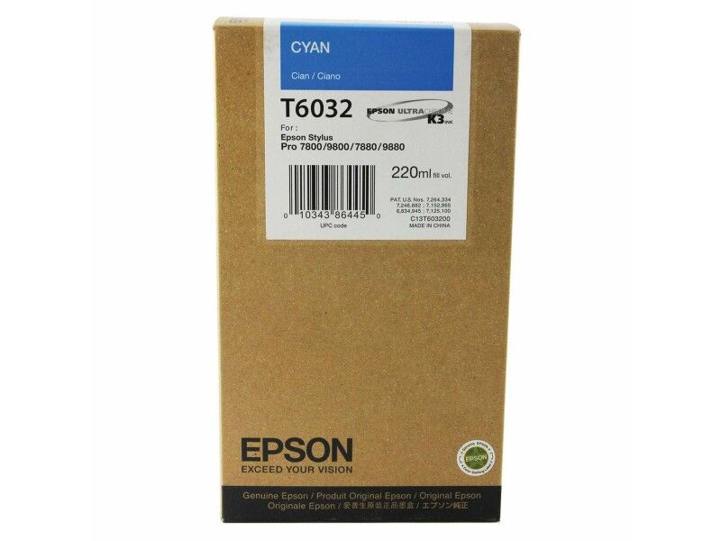 Oryginalny Wkład Atramentowy Epson GF Stylus Pro 7880/9880 Turkusowy