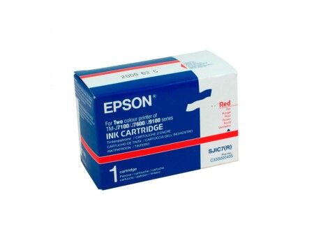 Oryginalny Wkład Atramentowy Epson TM-J 7100/7600 Czerwony