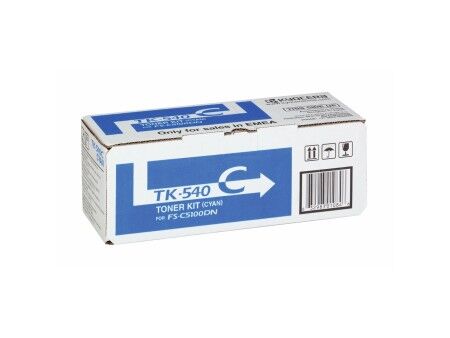 Toner Oryginalny Kyocera TK-540C Czarny Turkusowy