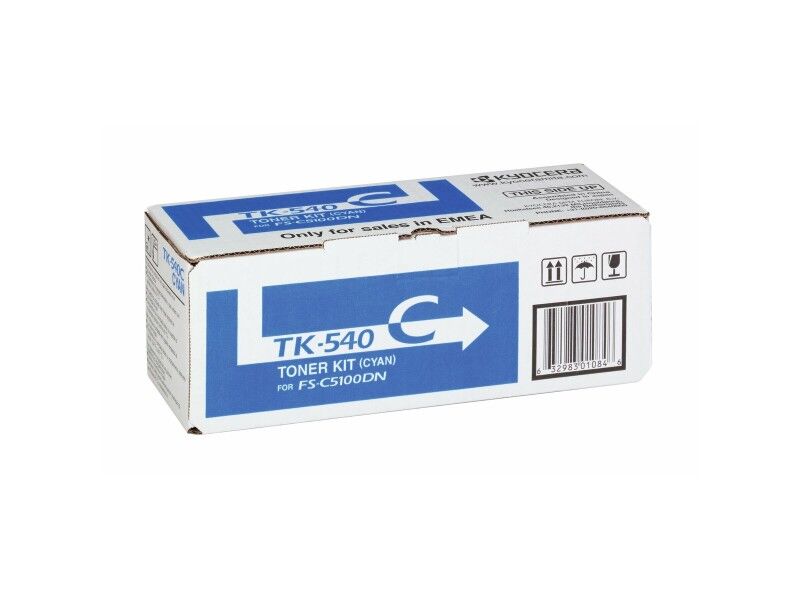Toner Oryginalny Kyocera TK-540C Czarny Turkusowy