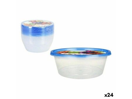 Set 11 Pojemników na Lunch Privilege 49789 500 ml 15 x 15 x 4,7 cm (24 Sztuk)