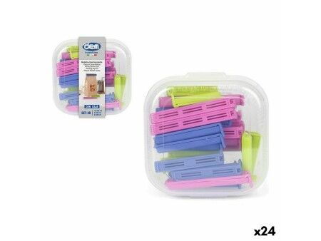 Zaciski do zamykania worków Dem 30 Części 16 x 16 x 5 cm (24 Sztuk) (30 pcs)