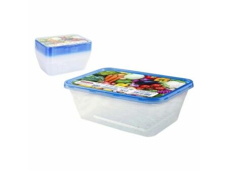 Set Pojemników na Lunch Privilege 49787 Prostokątny 750 ml 18 x 12 x 6 cm (24 Sztuk) (9 pcs)