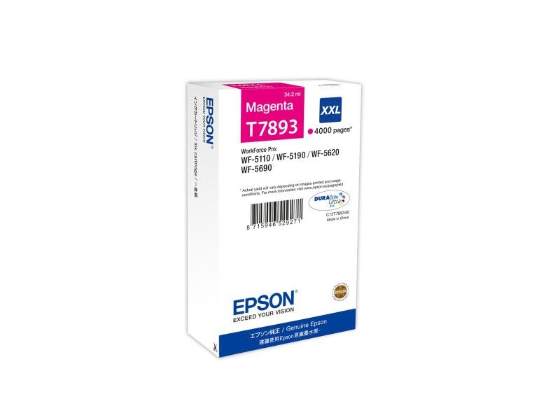 Oryginalny Wkład Atramentowy Epson T789340 Magenta