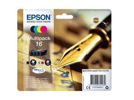 Oryginalny Wkład Atramentowy Epson Multipack 16 Czarny